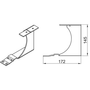 Aufsatzrollladen PTL Stahlkonsole KNS-WSP-160 mit Armierung