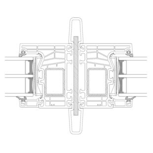 Drutex Iglo Edge - 50111 - Statische Kopplung mit Verstärkung beidseitig 11mm