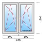 Fenstermaß 1600x1600mm