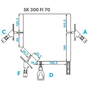 Rolltor-Kasten PST SK mit Kastenhöhe 300mm