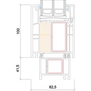 7299- Sockelprofil 41.5mm