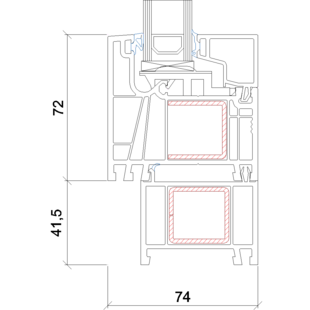 7299 - Sockelprofil 41.5 mm