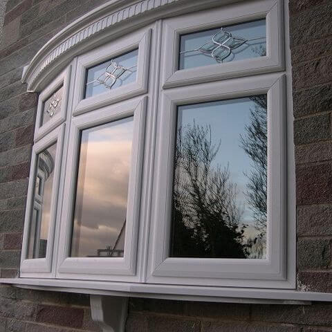 Bay with Casement Windows with muntin bars