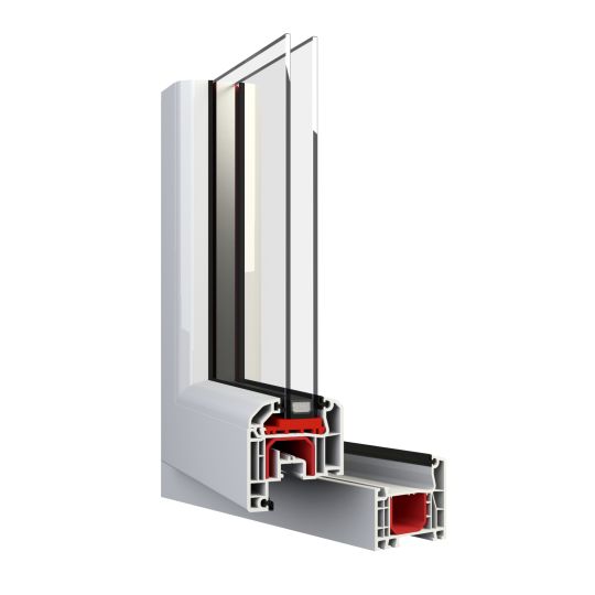 Balkontür Aluplast IDEAL 4000 Soft-Line 2-fach Verglasung