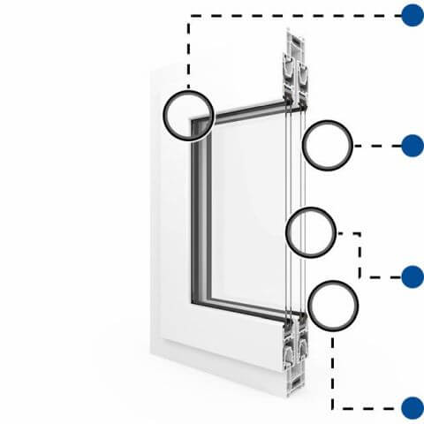 Kunststoff Schiebetür Profil aluplast Easy-Slide Vorteile