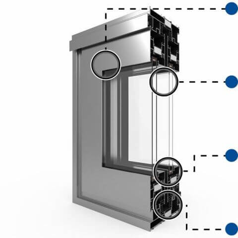 Aluminium Schiebetür Vorteile Decalu 163 Slide