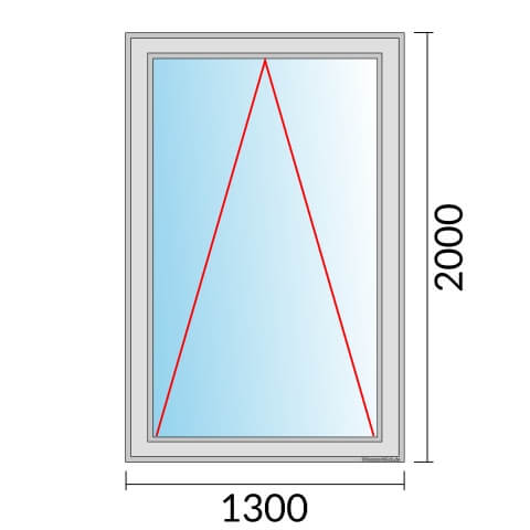 Fenster 1300x2000mm mit Kippfunktion technische Details