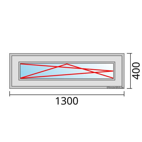 Fenster 1300x400mm Fenster DKL technische Details