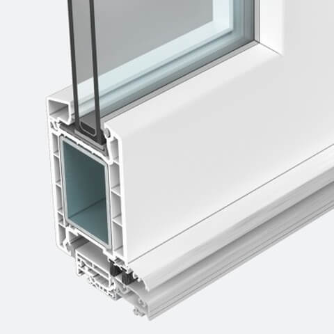 Kunststofftür Veka Softline 70