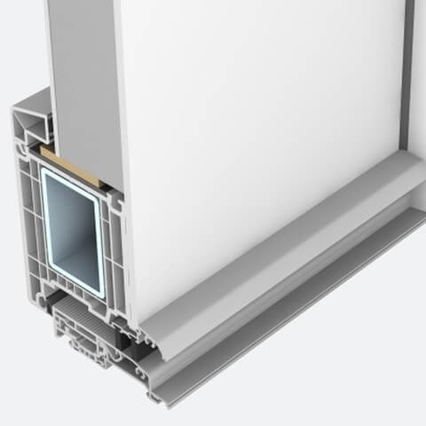 Kunststofftür Veka Softline 82