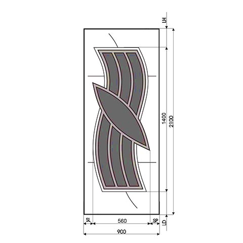 Technische Zeichnung Modell Rostock DVF-215