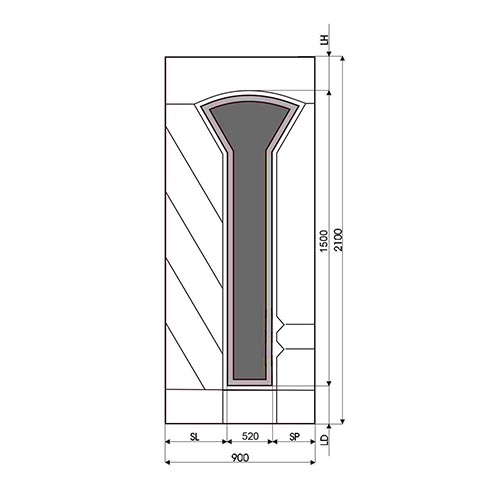 Technische Zeichnung Mülheim DVF-225