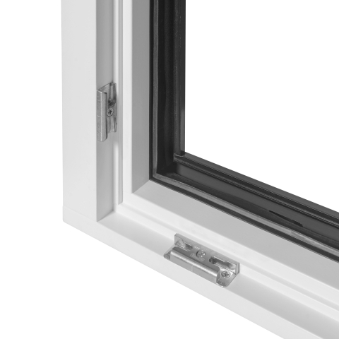 Balkontür mit Schließsicherungen (innen Weiß / außen Anthrazit)