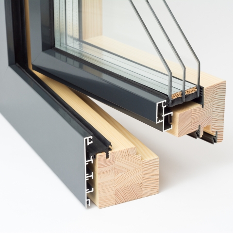 Holz-Aluminium Fensterprofil