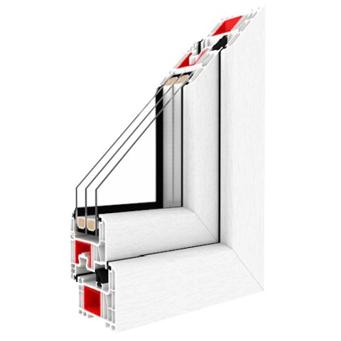 Folierte Fenster - Rahmen & Flügel - Dekorfarbe auswählen 