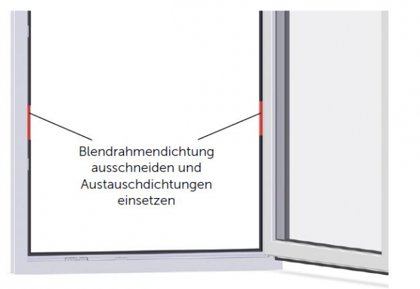 arimeo® Fensterfalz-Lüfter Schwarz Fensterflügel Montage Dichtung