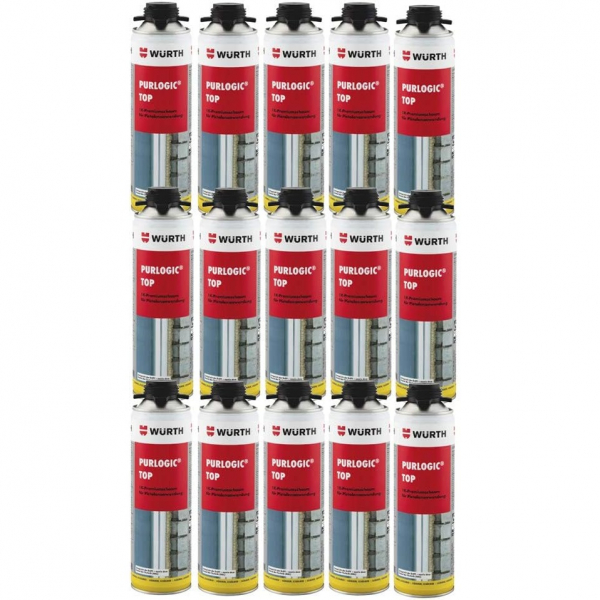 15x Würth 1K Pistolenschaum PURLOGIC TOP